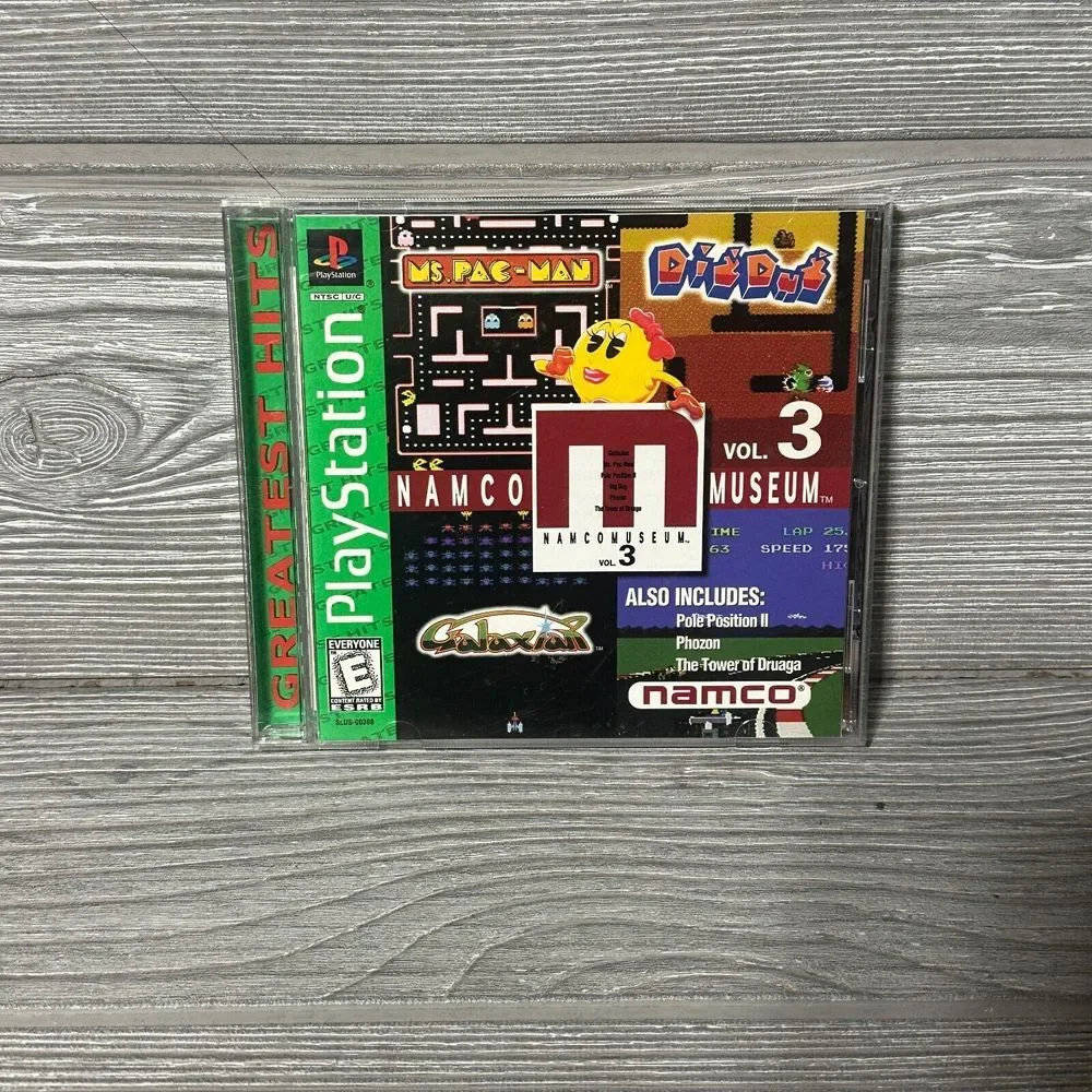 Playstation 1 Namco Museum Volume 3 Playstation 1 PS1 Complete w/‎ Manual CIB