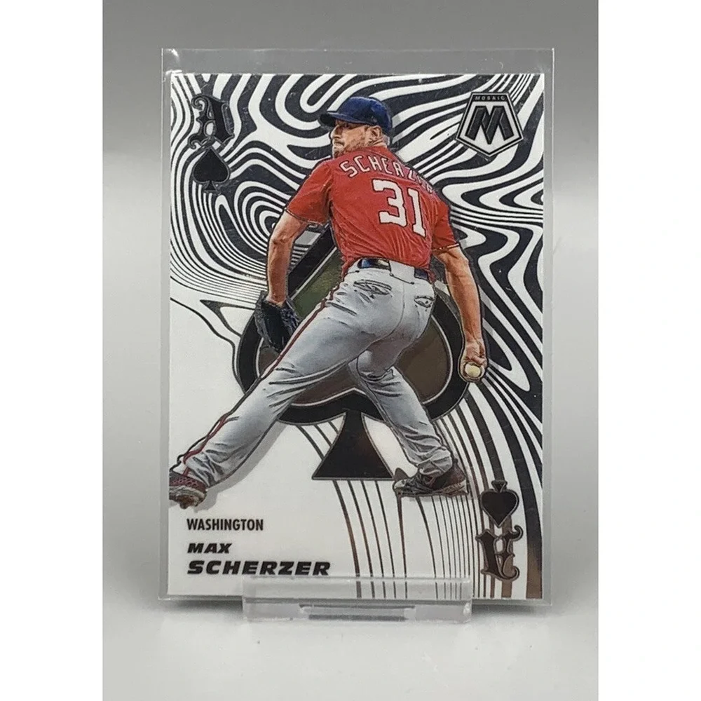 2021 panini mosaic aces‎ max sherzer Washington