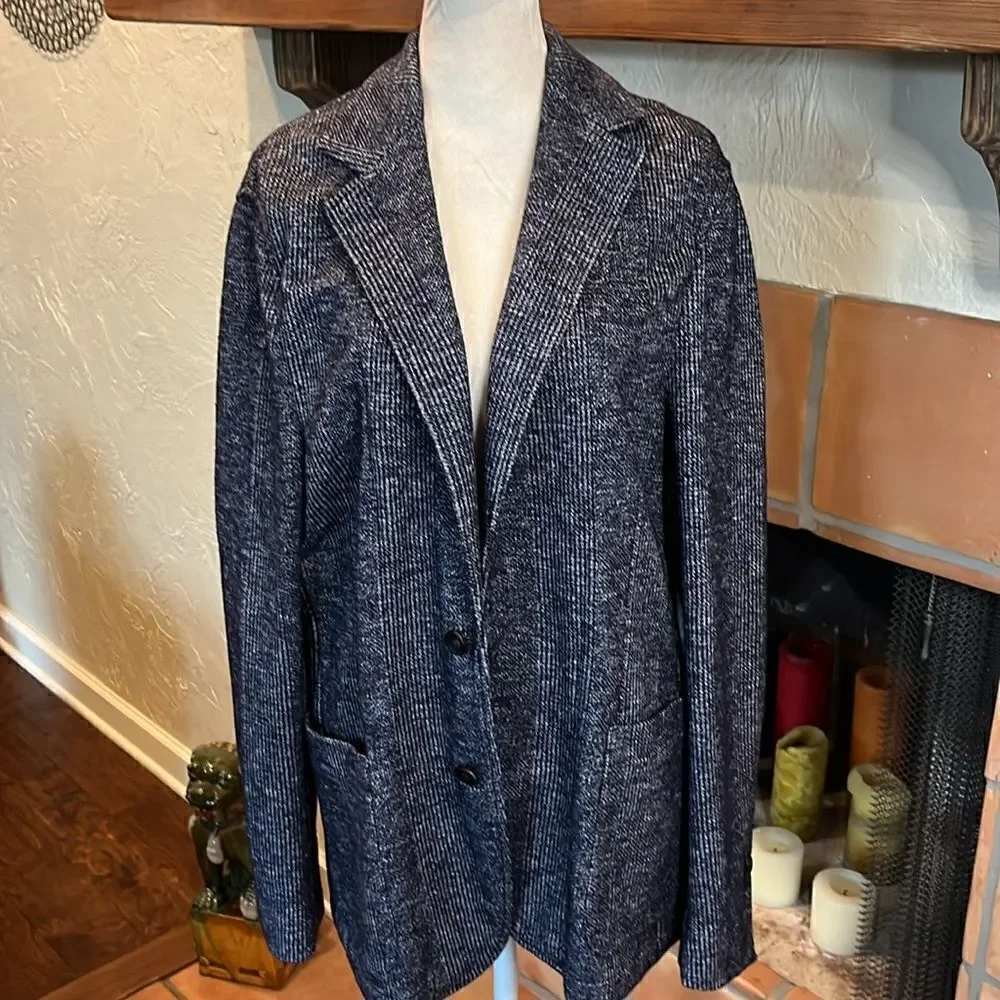 Fradi Italian Blue/White Cloud Sport Blazer, M!