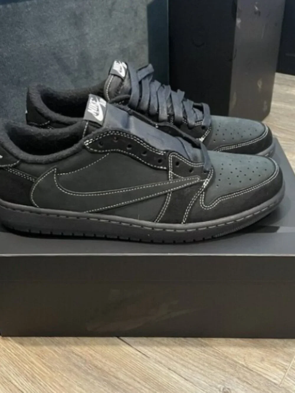 Air Jordan 1 Low OG SP Black Phantom
