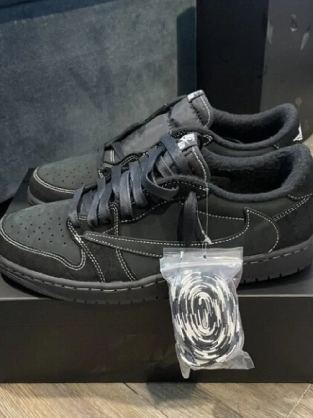 Air Jordan 1 Low OG SP Black Phantom