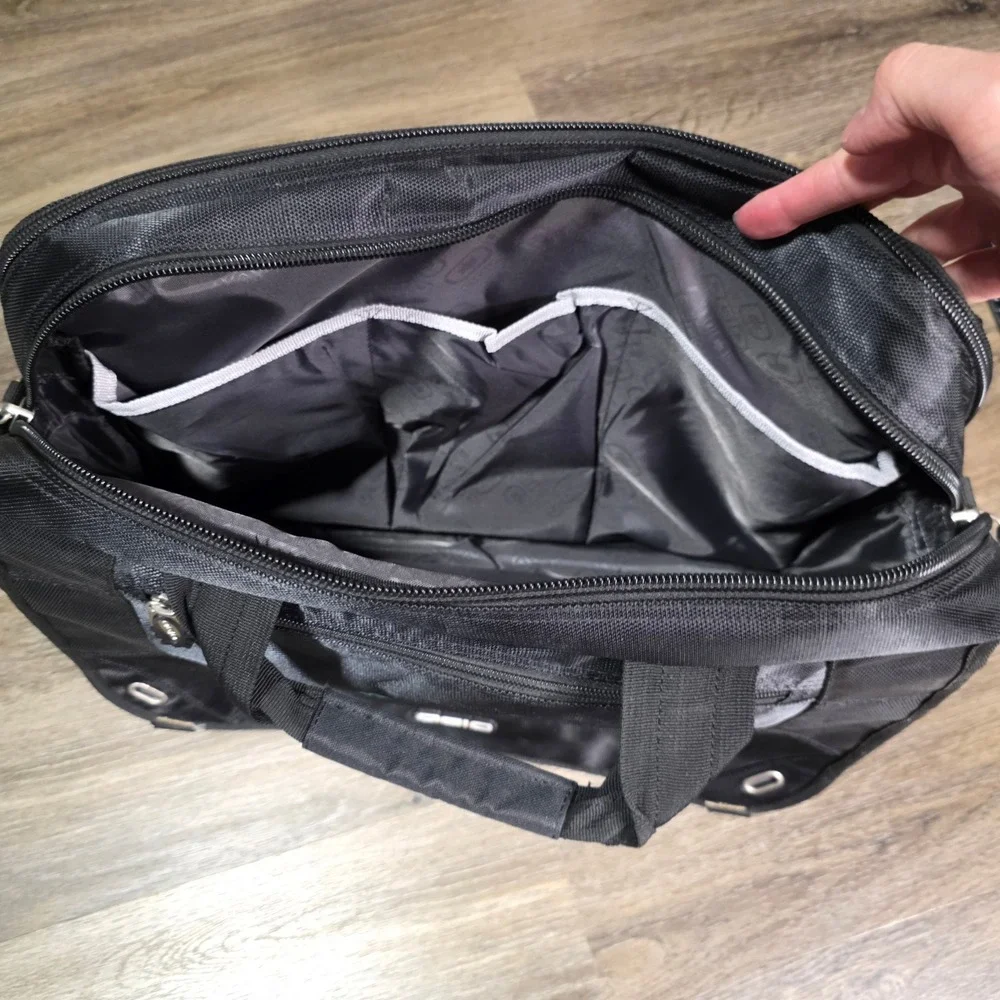 OGIO Unisex OS Laptop‎ Messenger Bag Black Sunovion Corporate Travel Briefcase