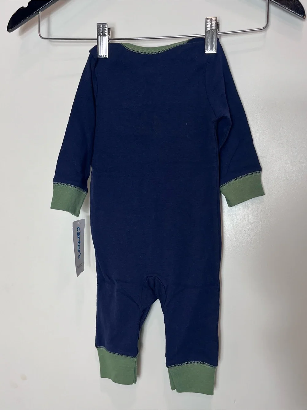 Carter's Mommy's Snuggle-saurus Dino One-Piece 6M Onesie Blue NWT Dinosaur Baby