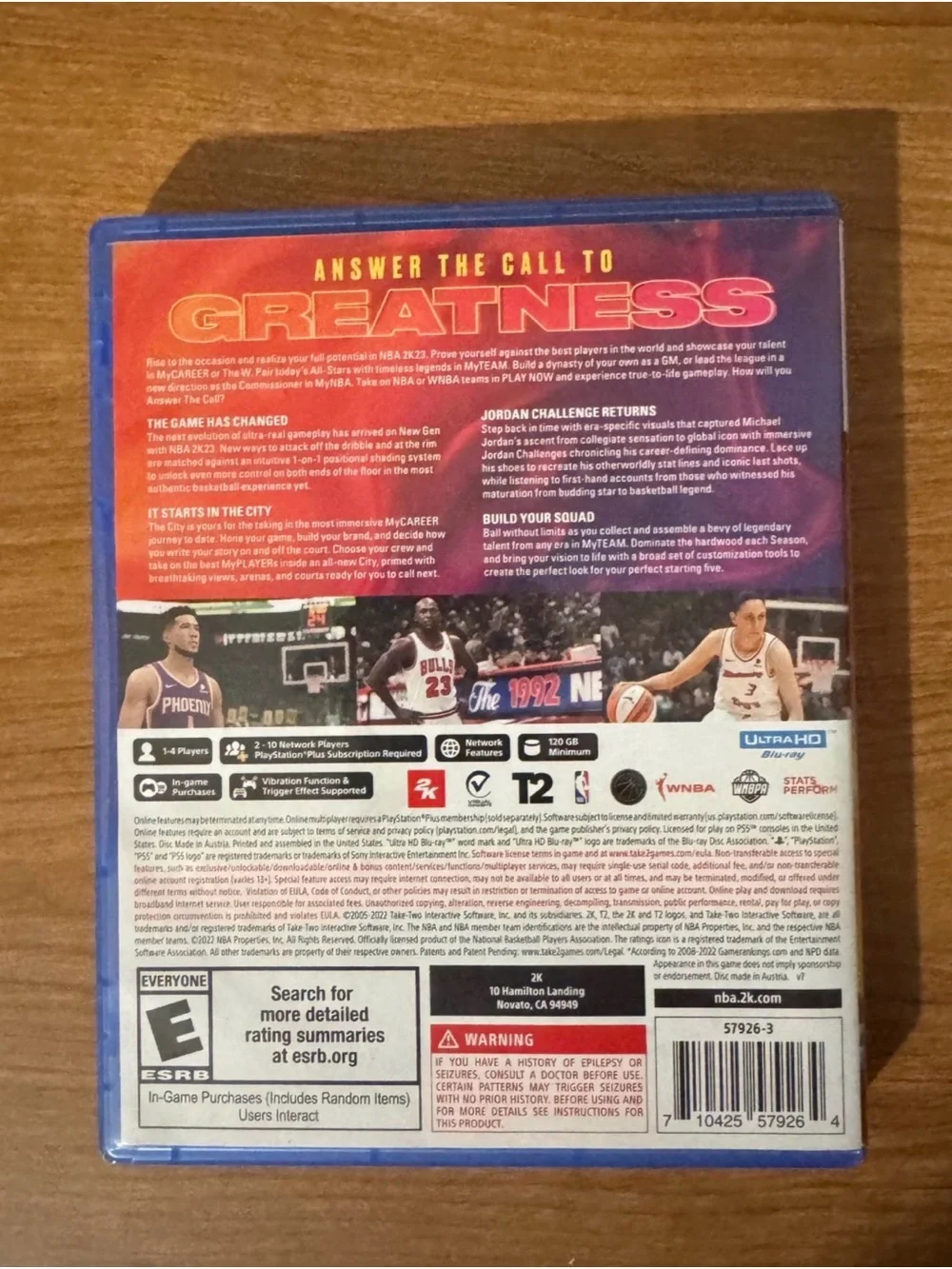 Sony nba 2k23