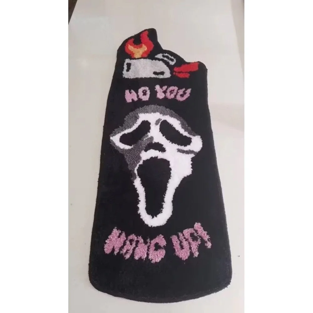 Handmade Scream Lighter Rug
