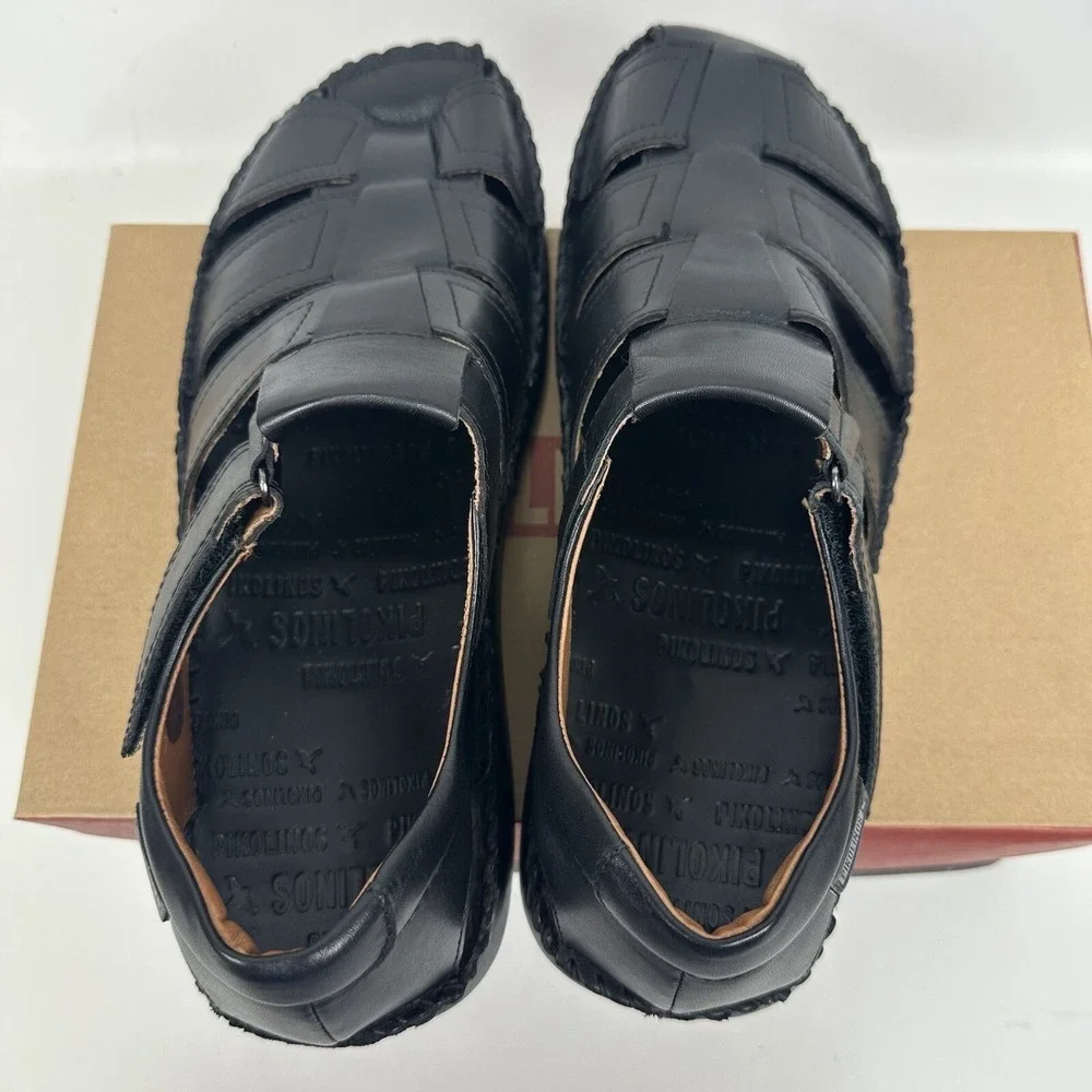 Pikolinos Mens Tarifa Fisherman Sandals 06J-5433 Black Size Eu 45