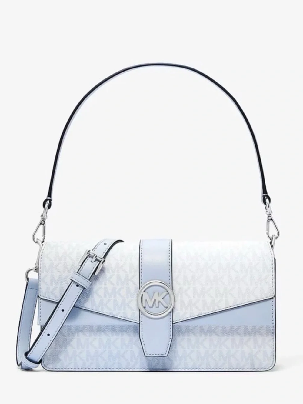 MICHAEL KORS Greenwich Medium Signature Logo Ombré Shoulder Bag Crossbody