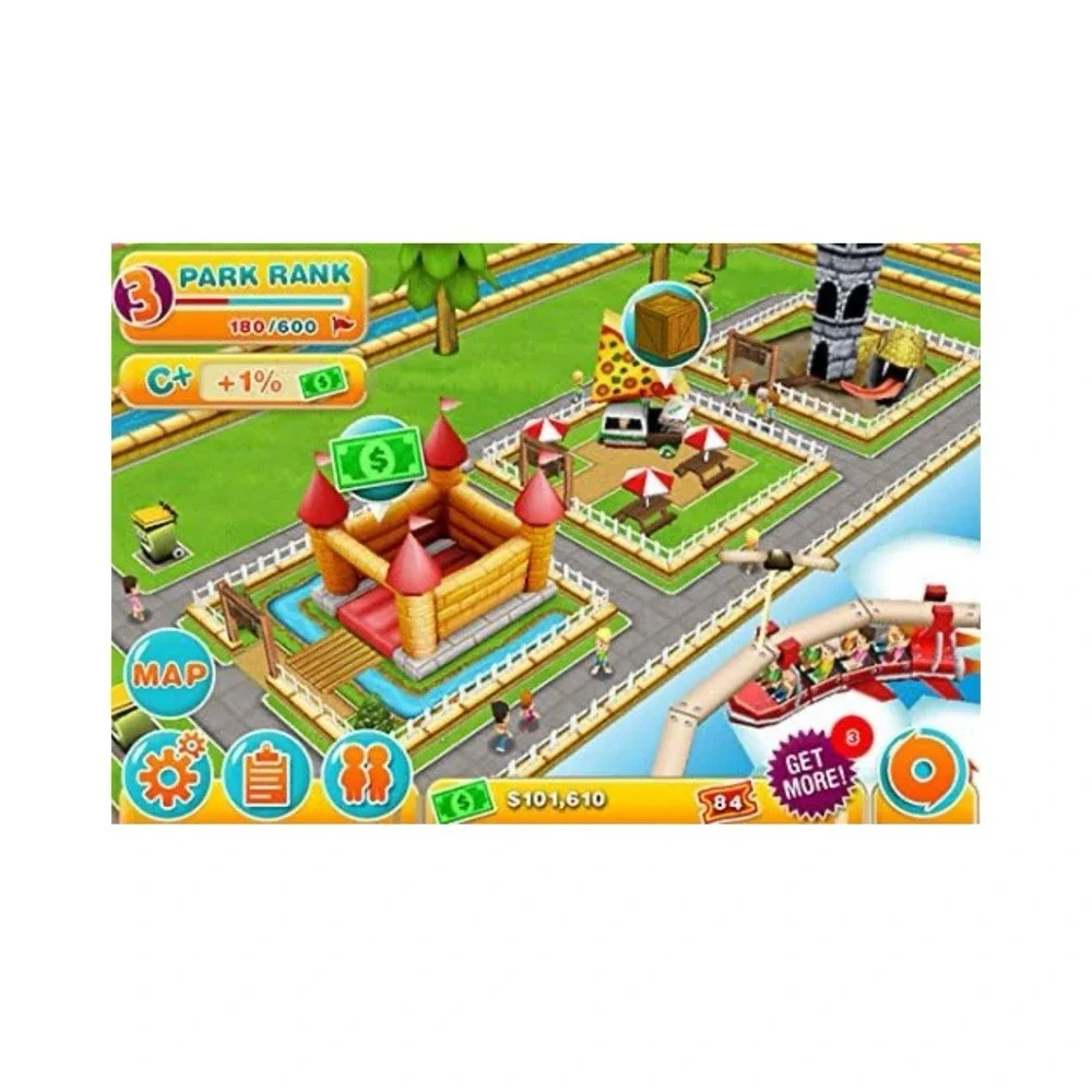 New Sealed My Amusement Park (Nintendo DS, 2010) Rated‎ Everyone