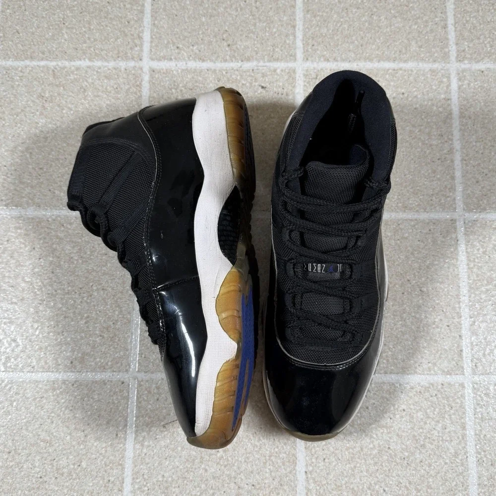 Jordan Air Jordan 11 Retro Space Jam 2016 Black/Concord/White 378037-003 Size 10