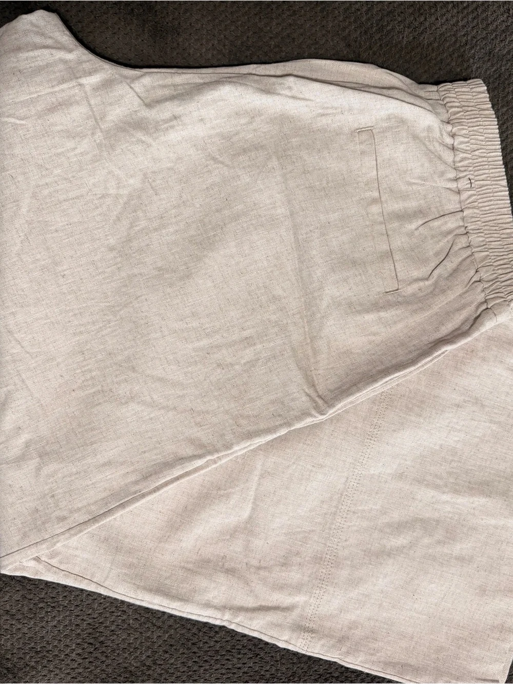 Banana Republic Linen-Blend Trousers in Light Beige