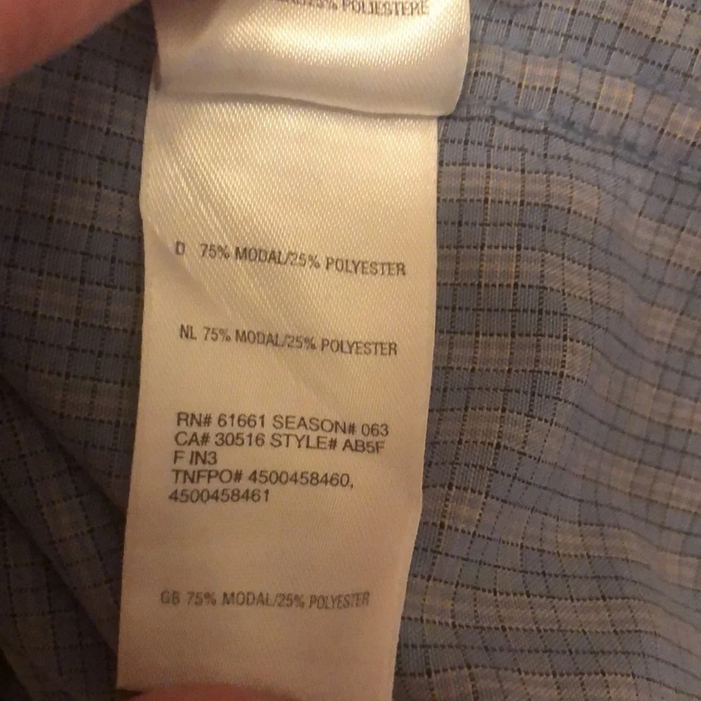 The North Face front sleeve