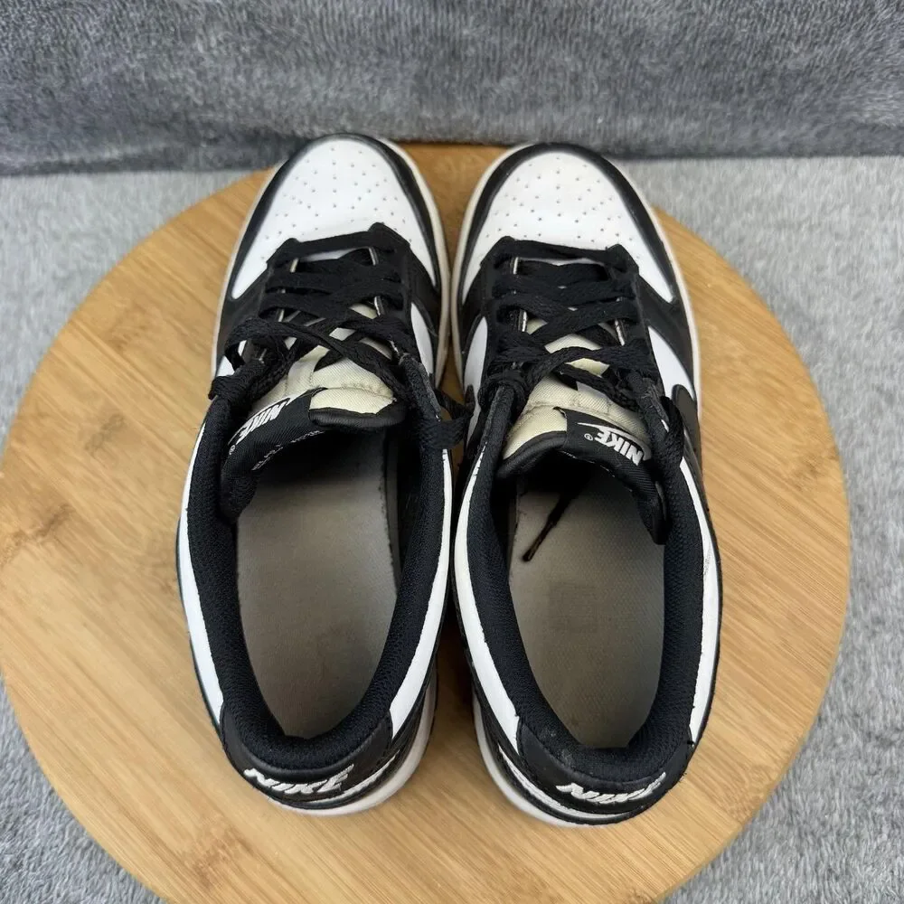 Nike Dunk Low Shoes Boys Size 7Y Black White Basketball Sneakers CW1590-100