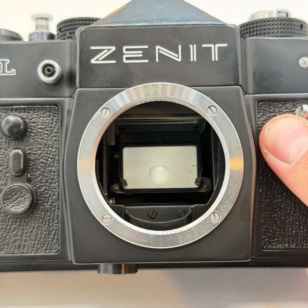 Zenit TTL 35mm Film SLR Camera Body Vintage Made in USSR M42 Mount Black