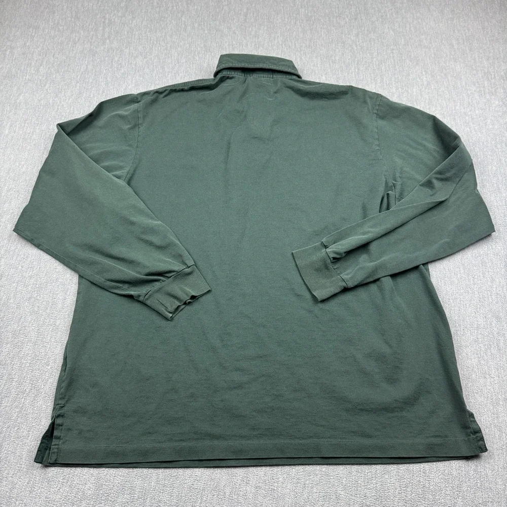 Vintage Polo Ralph Lauren Sweater Mens Large Green Long Sleeve Pullover 90S