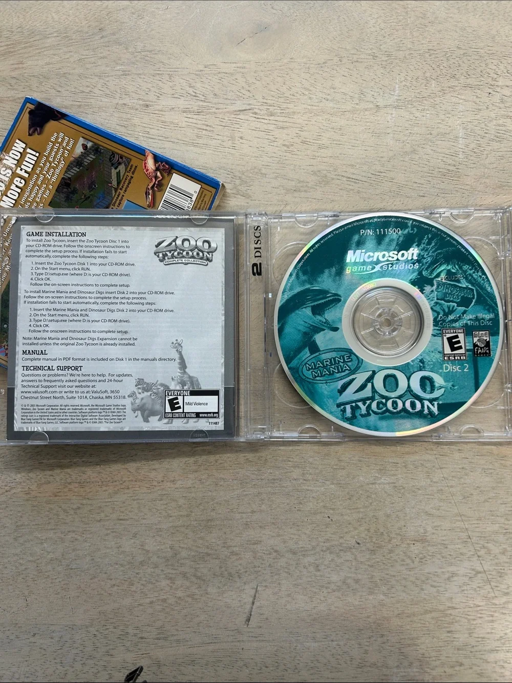 Microsoft Zoo Tycoon: Complete Collection for PC 2 disc set