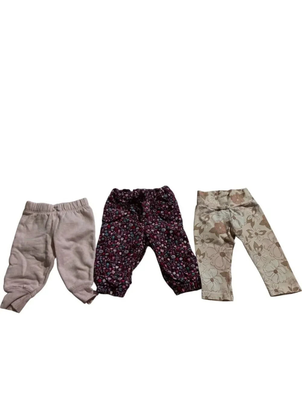 Baby Girls Pants Bundle Size 3-6M / 6M Lot of 3 Carter’s H&M Girl With A Twirl