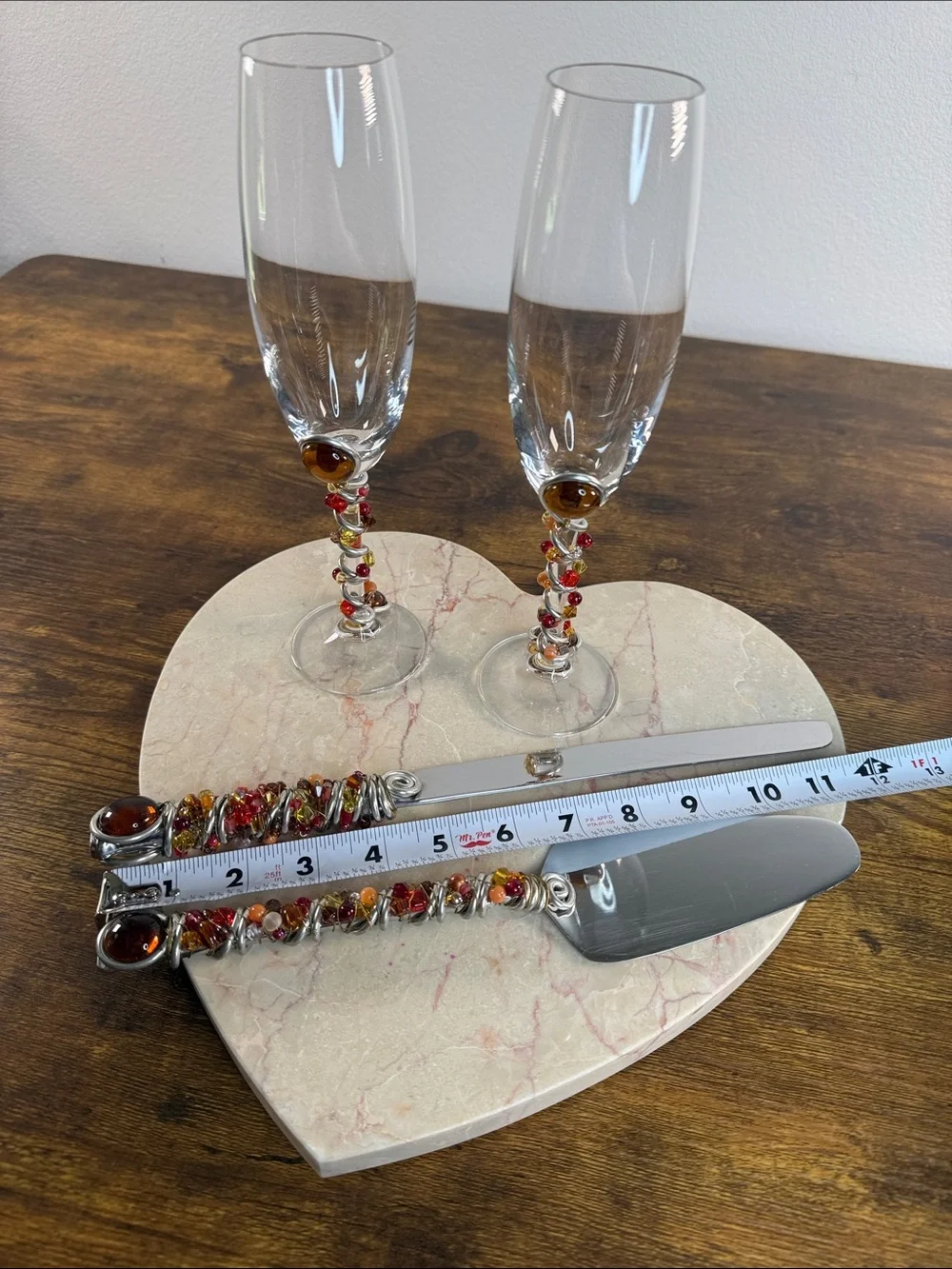 Mikasa champagne flutes