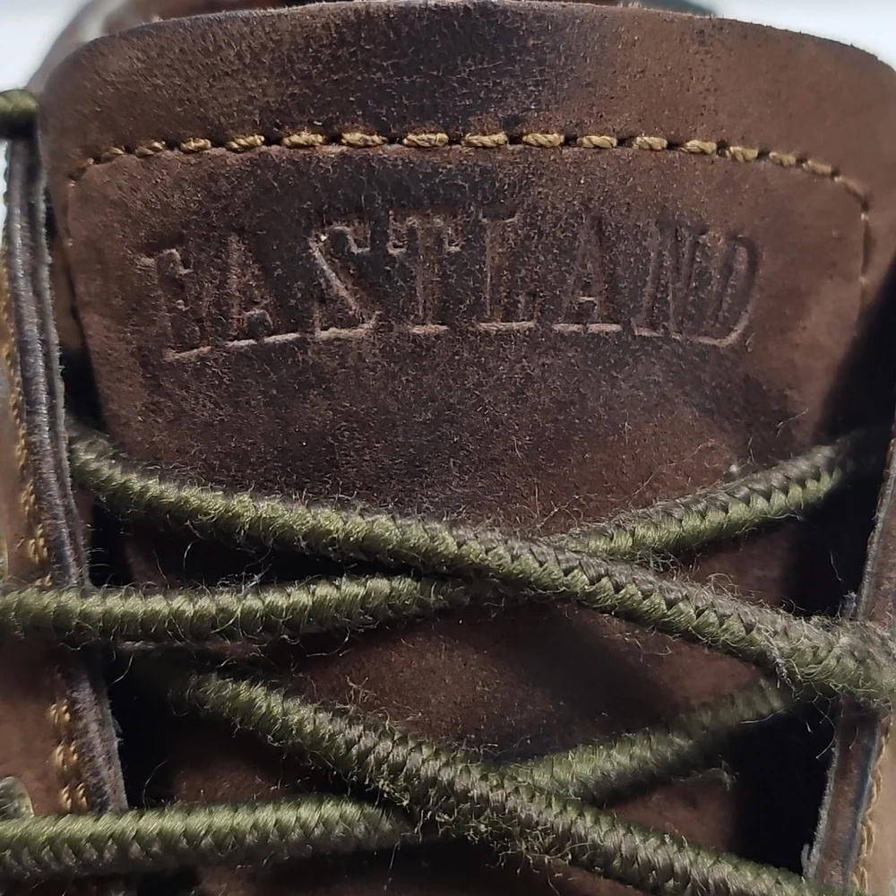 Eastland Seneca Camp Brown Leather Moc Toe Lace Up Classic Chukka Ankle Boot