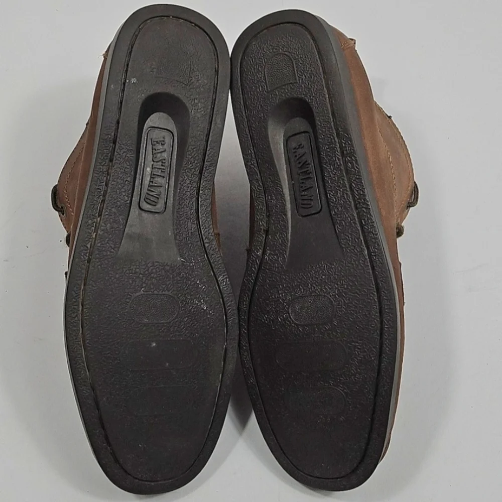 Eastland Seneca Camp Brown Leather Moc Toe Lace Up Classic Chukka Ankle Boot