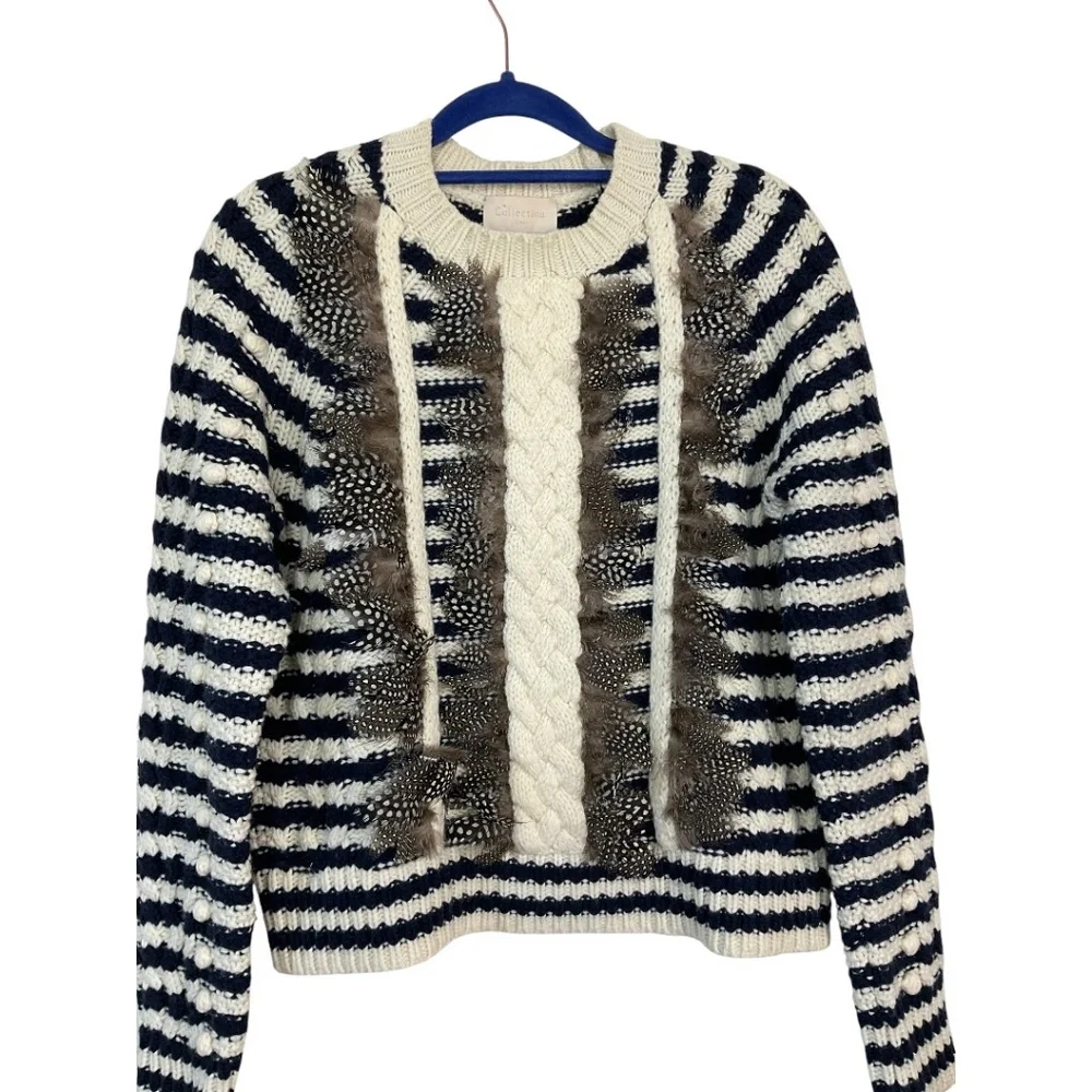 J.‎ Crew Collection Merino Wool Feather Front Sweater