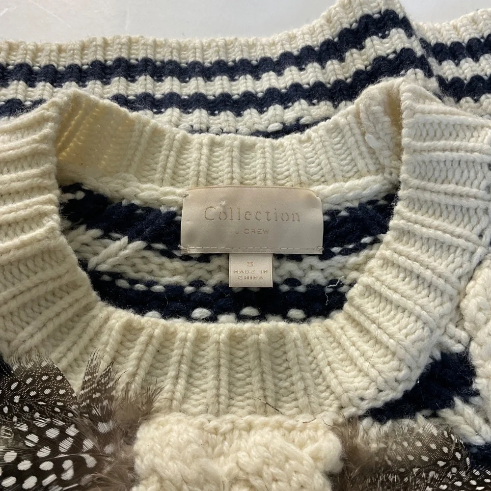 J.‎ Crew Collection Merino Wool Feather Front Sweater