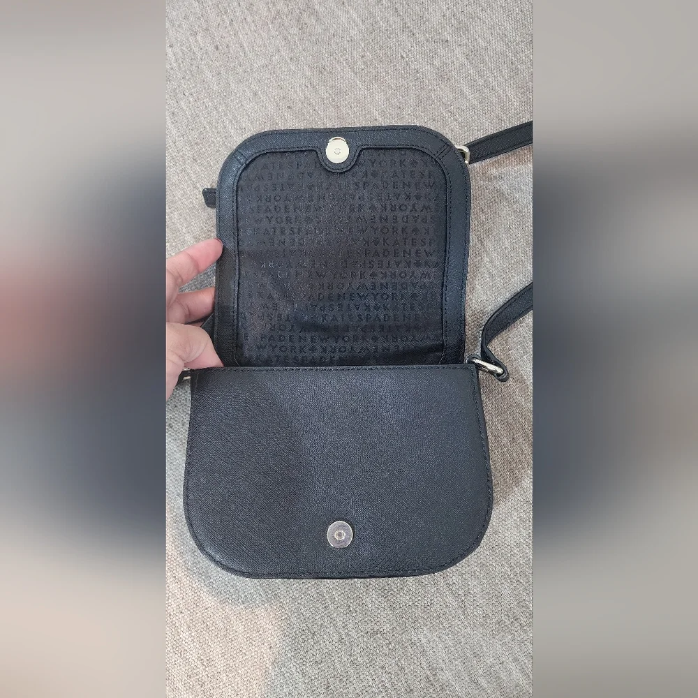 Kate Spade Black Leather Crossbody‎ Bag