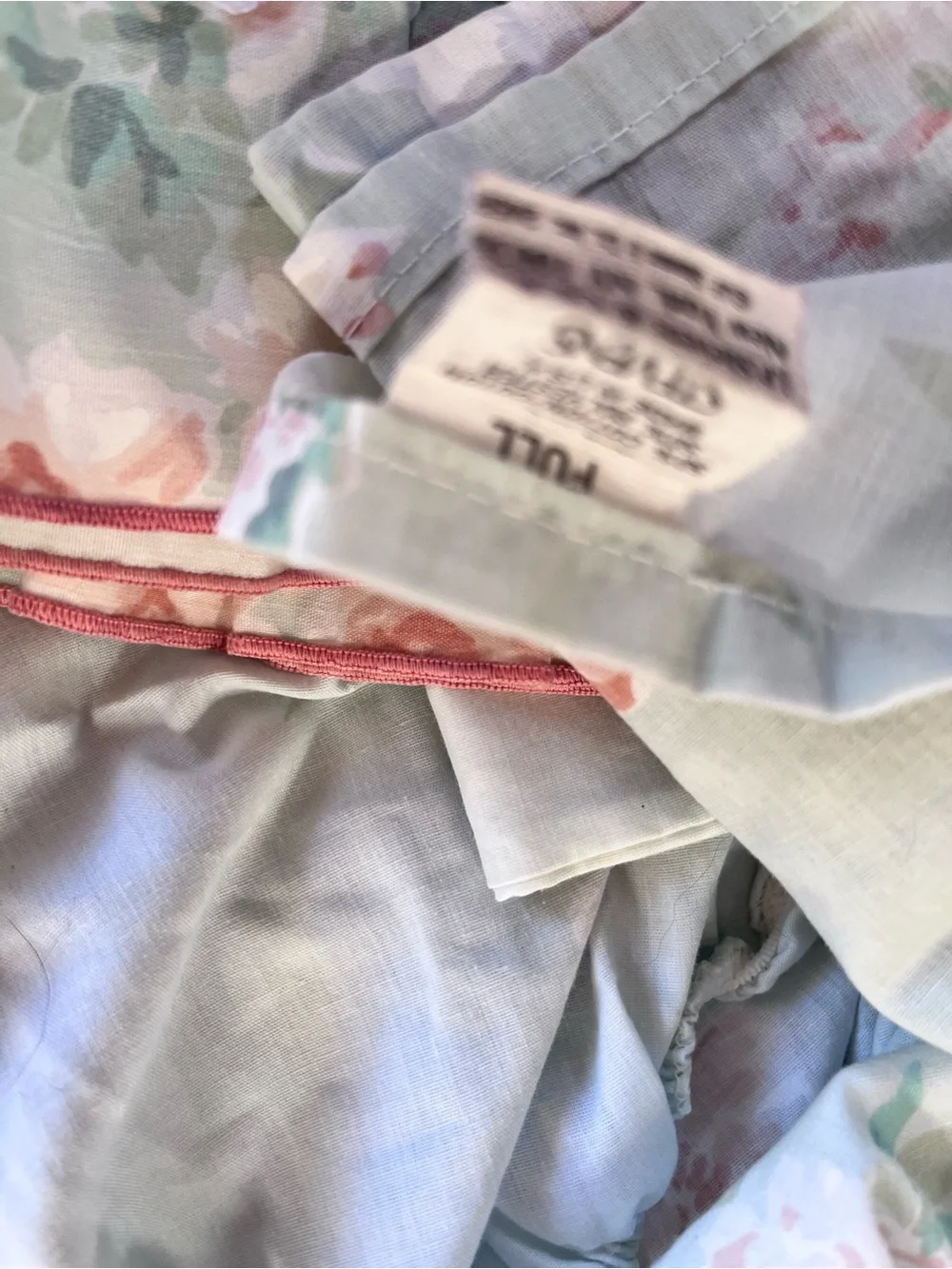 Utica J.P. Stevens peach trim they
