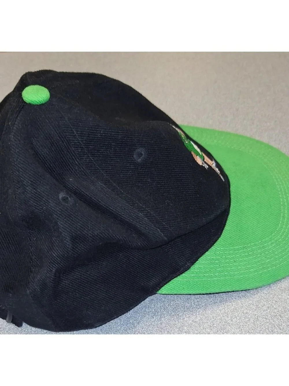 Ms Green Official M&M Black Baseball Cap Dad Hat Mars Candy