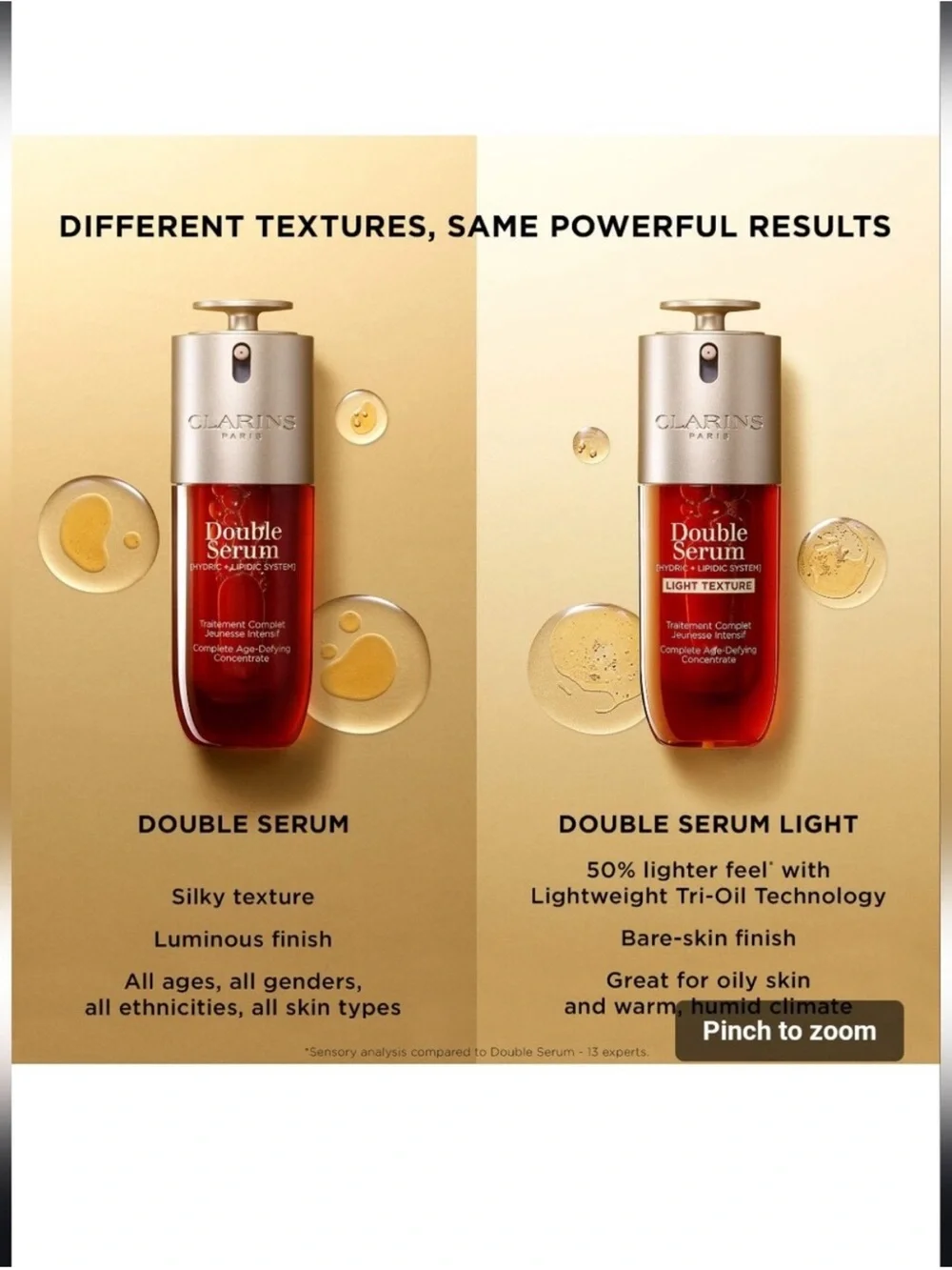 Clarins double serum
