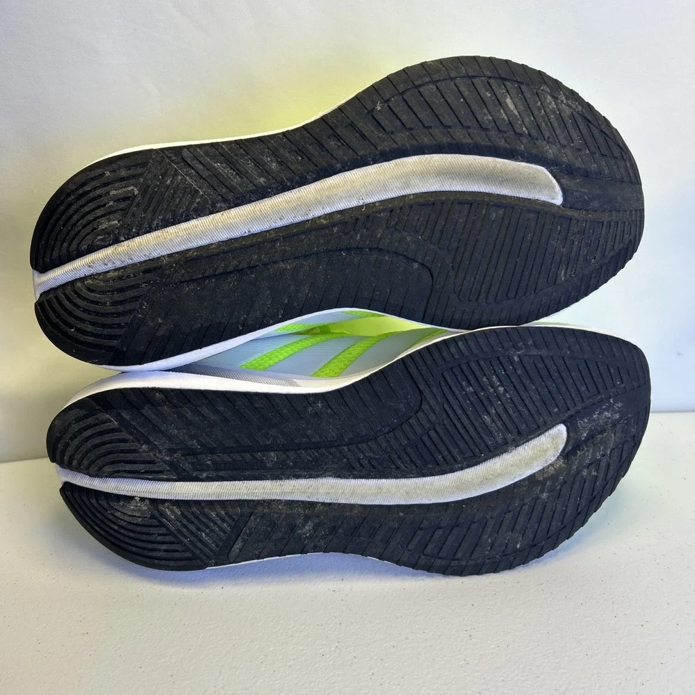 adidas Galaxy 7 Lucid Lemon Neon Green Running Shoes Men's Size 6.5 JQ2624