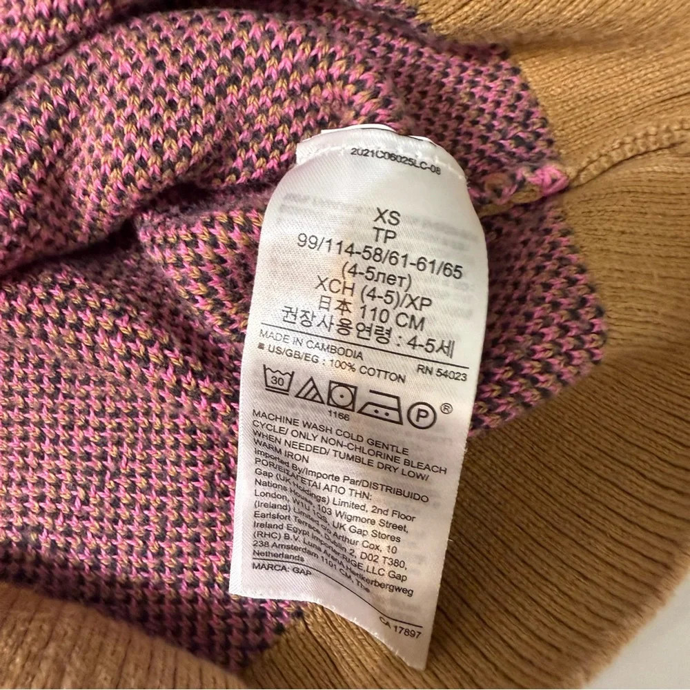 GAP pink tan kids