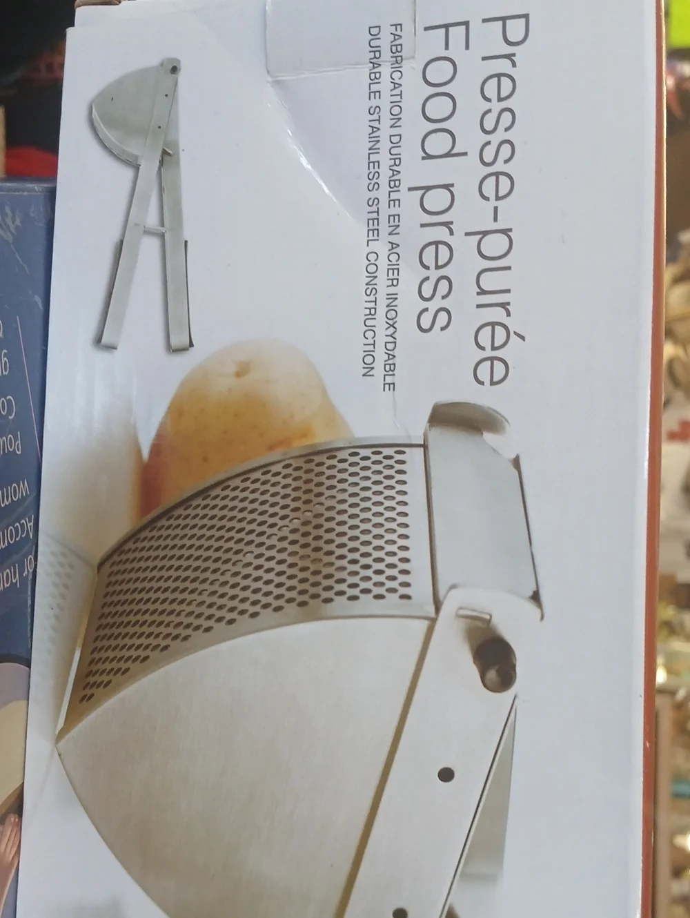 Miu Miu Stainless Steel Food Press - Silver