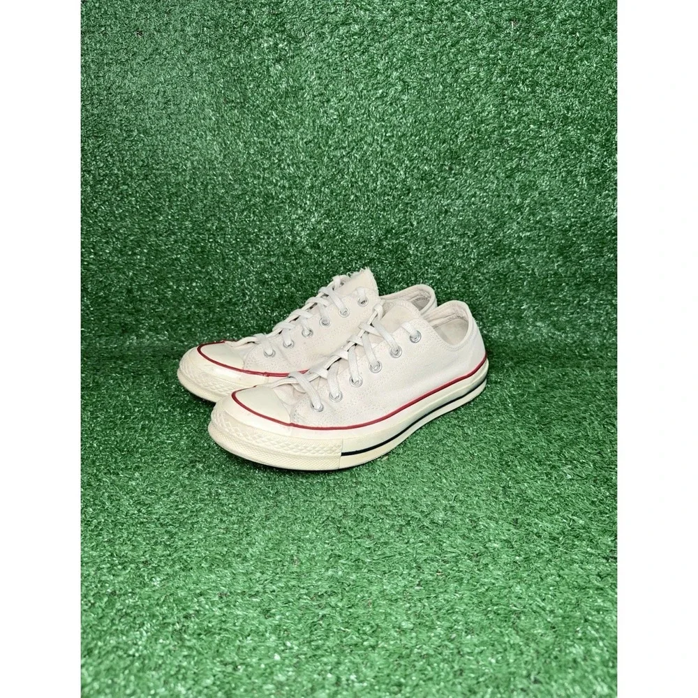 Converse Chuck 70 Low OX Womens Size 9 White Casual Skate Shoes Retro Sneakers