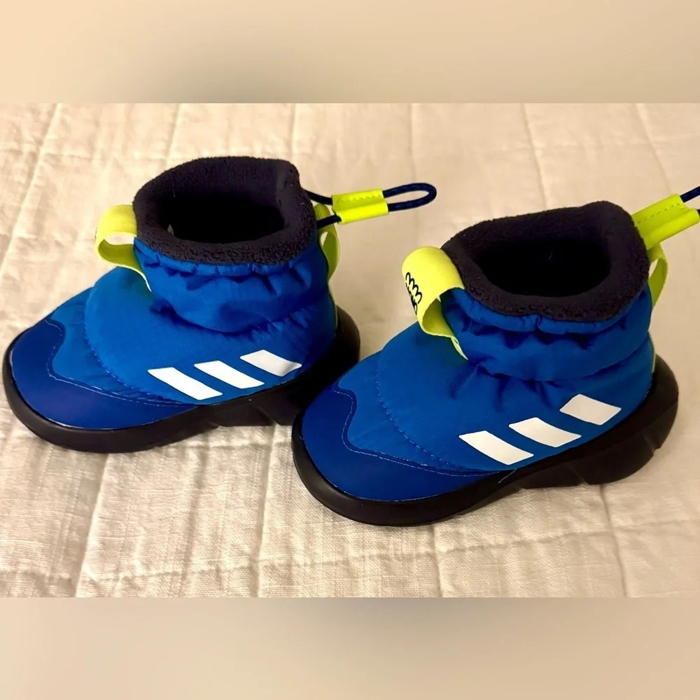 Adidas Monofit  Blue Slip-On Boots
