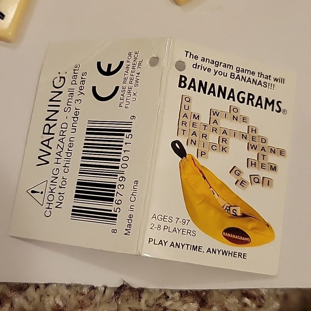 BananaGrams Game