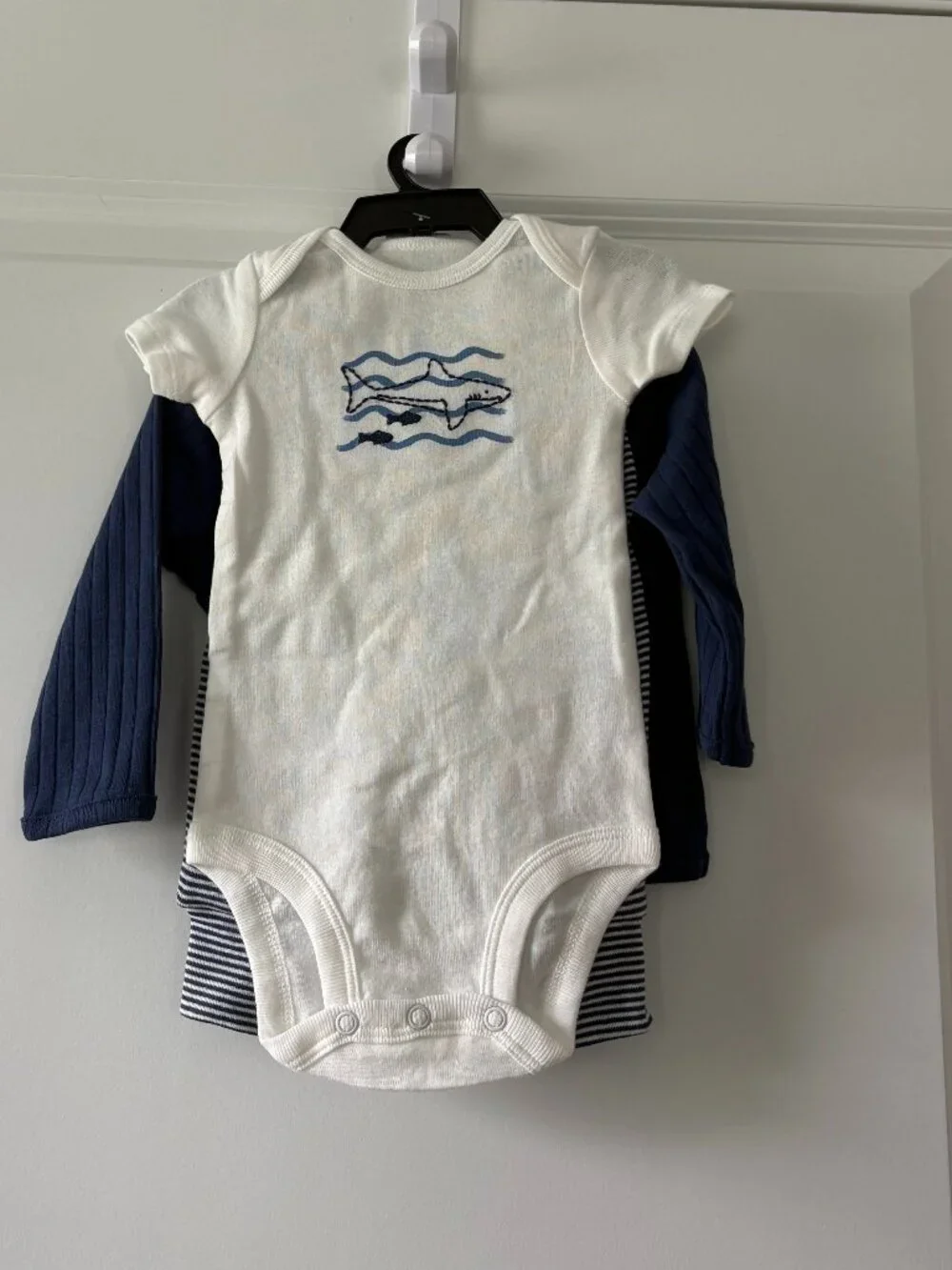 Carter's Child of Mine Baby Boy 3-Piece Cardigan Outfit Set Size 0-3 months