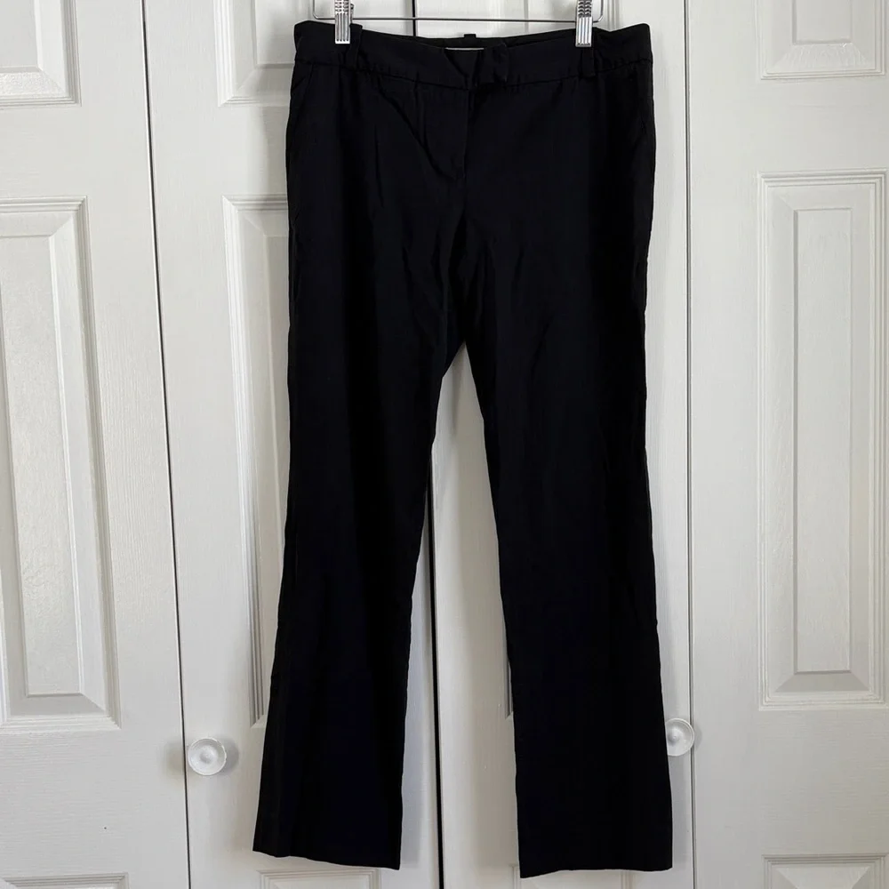 Chloé Black Tailored Trousers – Size 42 (US 10) – Made in France