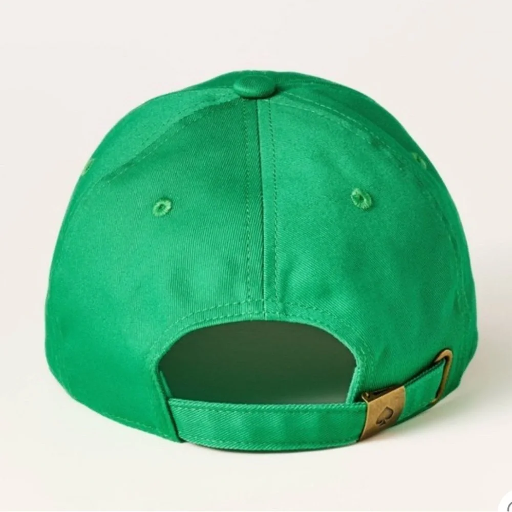 NWT Kate Spade Green Embroidered Party Hat