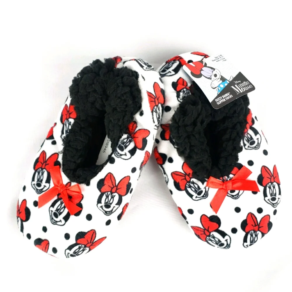 Minnie Mouse Girls Slippers Socks