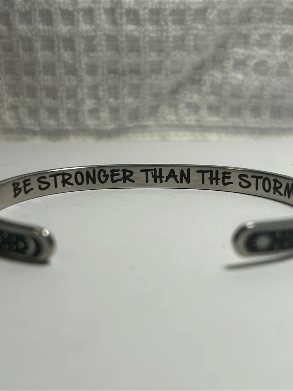 Celestial Unisex Cuff w/Inspirational Saying