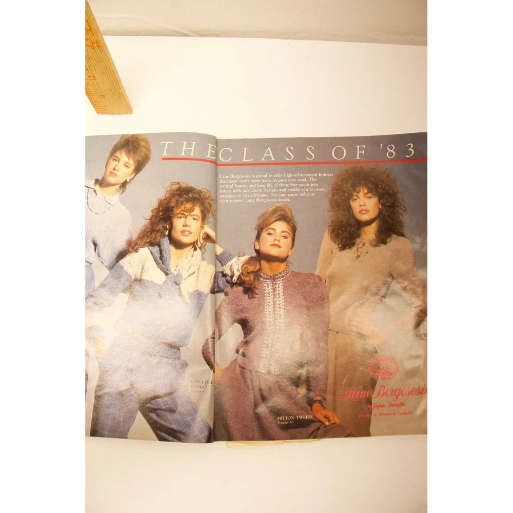 Vogue Knitting Fall Winter 1983 First Anniversary Issue Perry Ellis Patterns