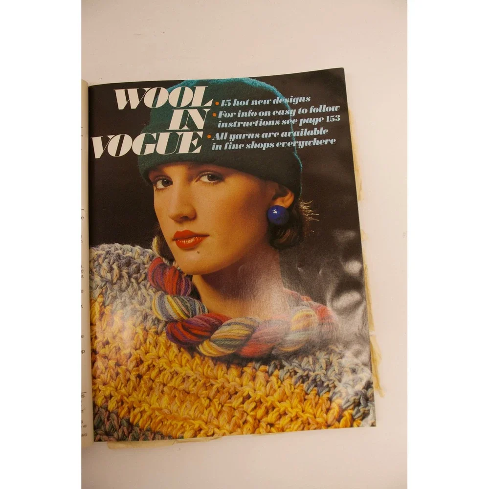 Vogue Knitting Fall Winter 1983 First Anniversary Issue Perry Ellis Patterns