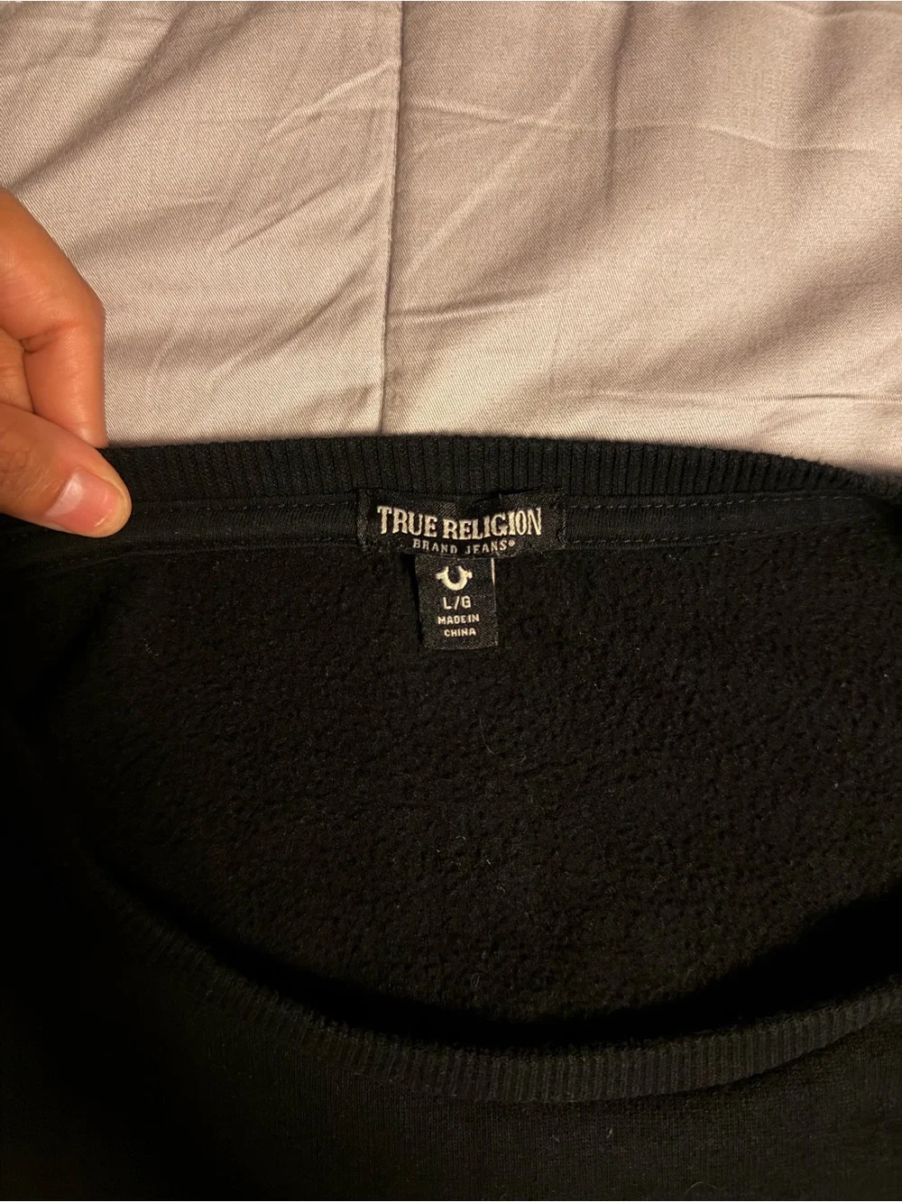 True Religion men crewneck