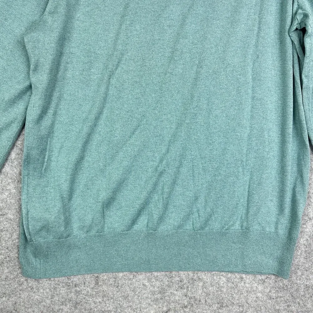 Banana Republic Luxury Blend Sweater Mens XL V Neck Silk Cotton Cashmere NEW