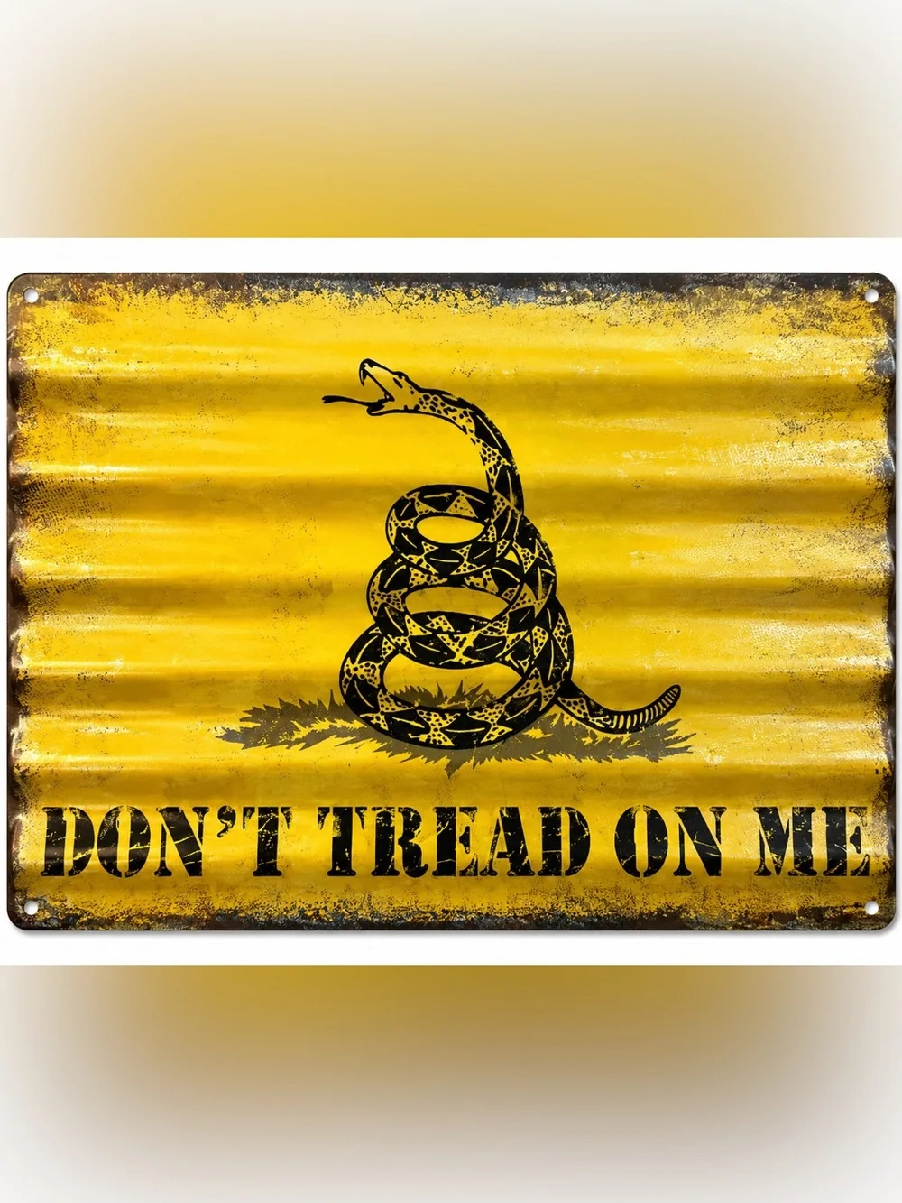 NEW Don’t Tread On Me Metal Sign