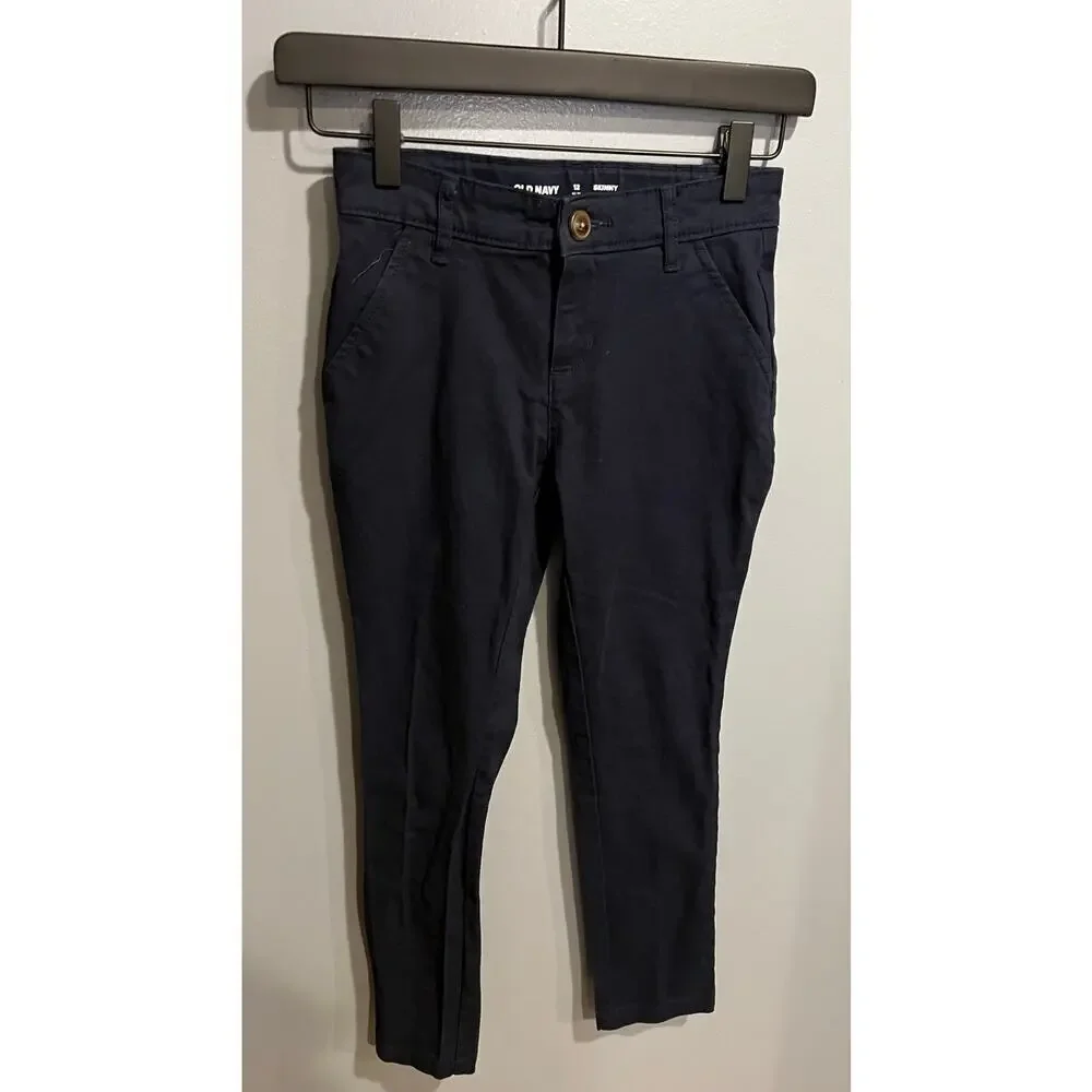 Old Navy Skinny Chinos in Dark Blue - Size 12 Slim