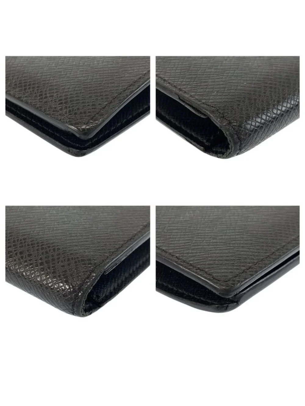 Louis Vuitton Taiga Portefeuille Alexandre Noir Black Wallet