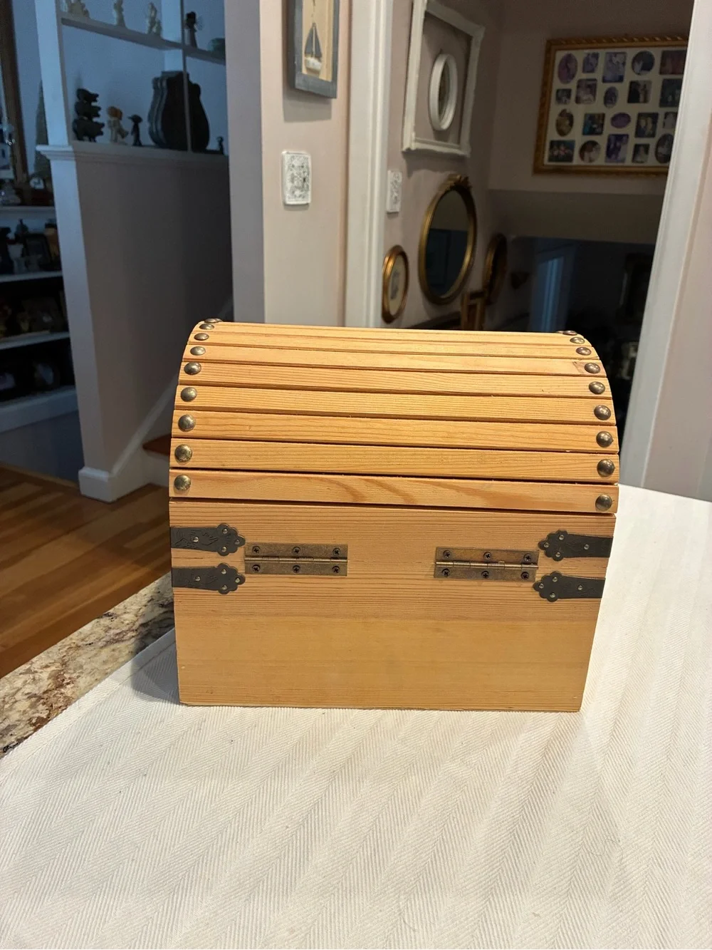 Wooden Decorative Storage Chest