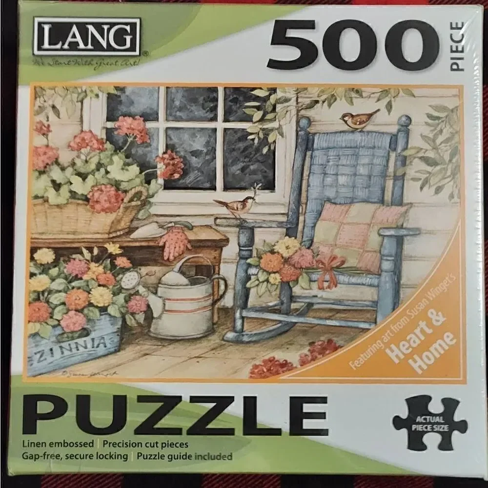 Lang 500 Piece Jigsaw Puzzle Rocking Chair 24