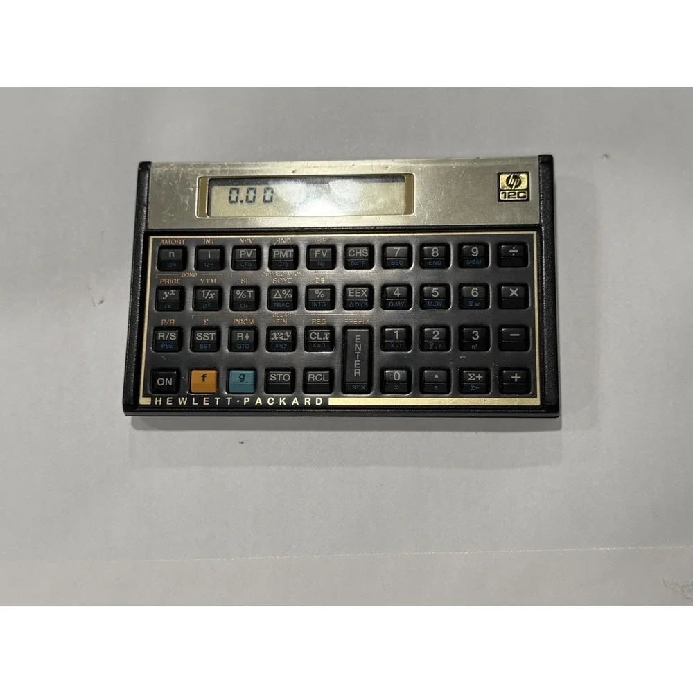 Vintage HP 12C Financial Calculator - Good Condition - New Battery